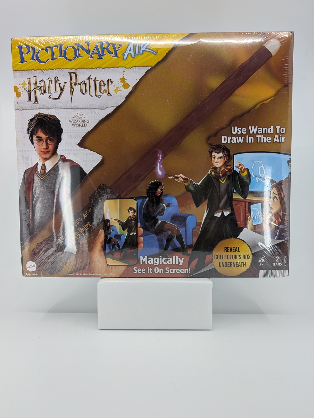 Mattel Pictionary Air Board Game, Harry Potter Wizarding World, Sealed W/ Wand